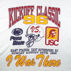 NCAA - Penn State vs USC Kickoff Classic T-Shirt 1996 X-Large Vintage Retro