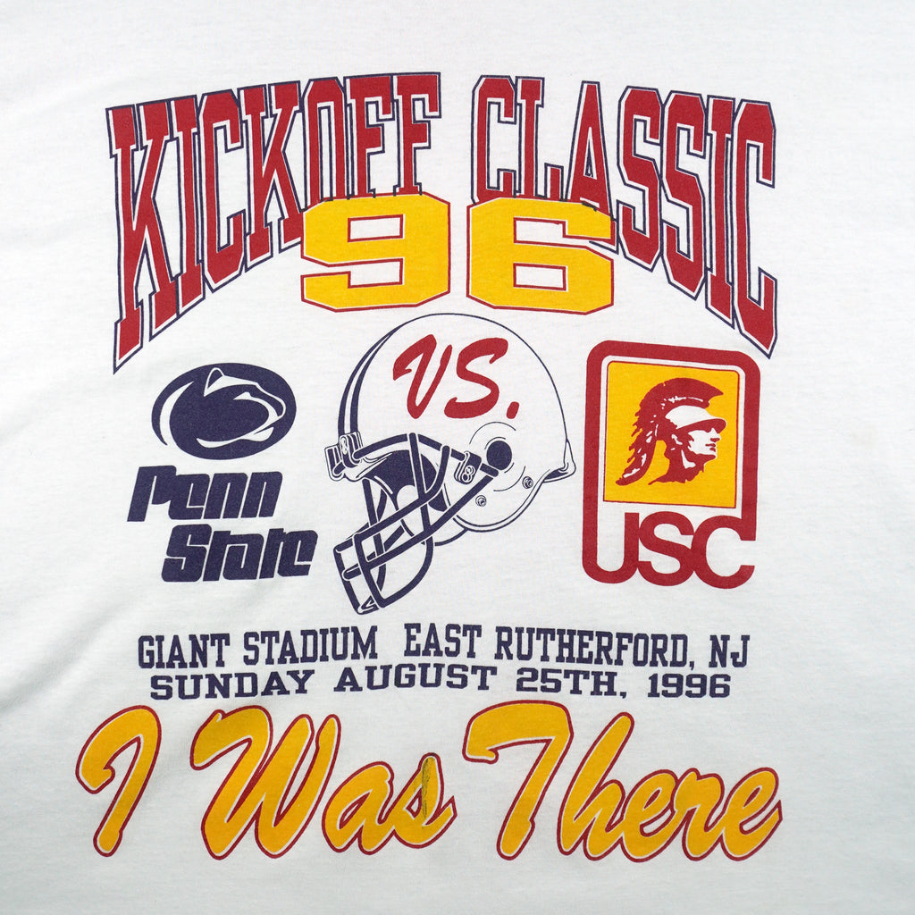 NCAA - Penn State vs USC Kickoff Classic T-Shirt 1996 X-Large Vintage Retro
