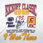 NCAA - Penn State vs USC Kickoff Classic T-Shirt 1996 X-Large Vintage Retro