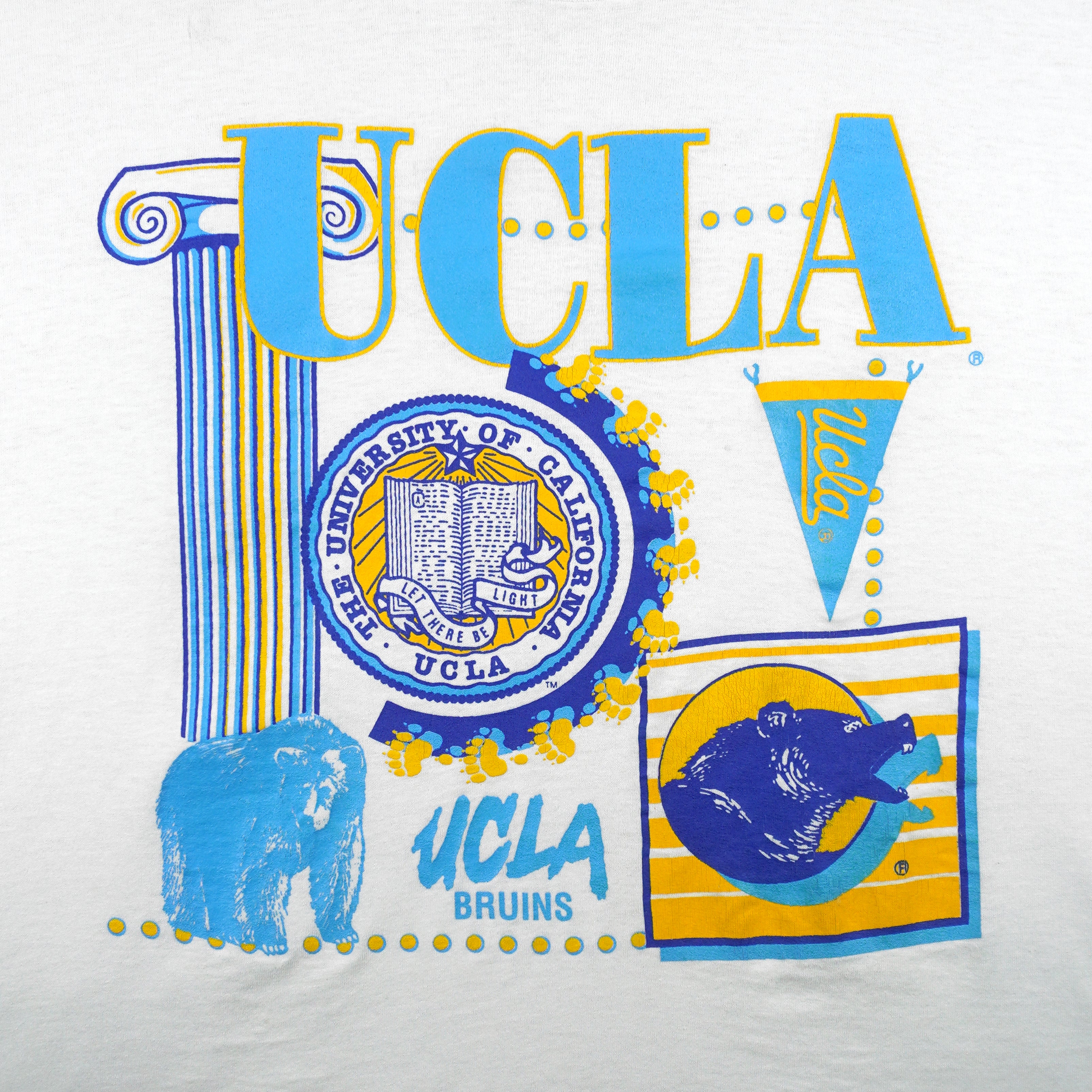 NCAA (Screen Stars Best) - UCLA Bruins Single Stitch T-Shirt 1990s X-Large Vintage Retro