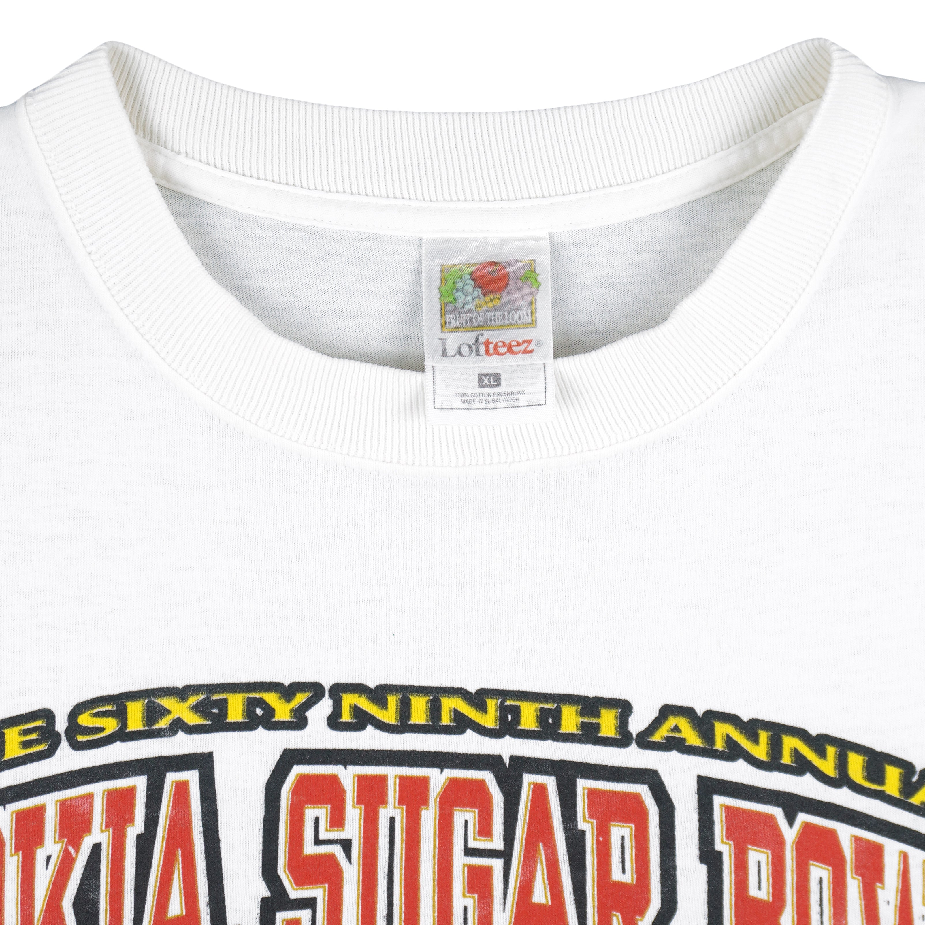 NCAA - Bulldogs Vs Seminoles Nokia Sugar Bowl Champions T-Shirt 2002 X-Large Vintage Retro