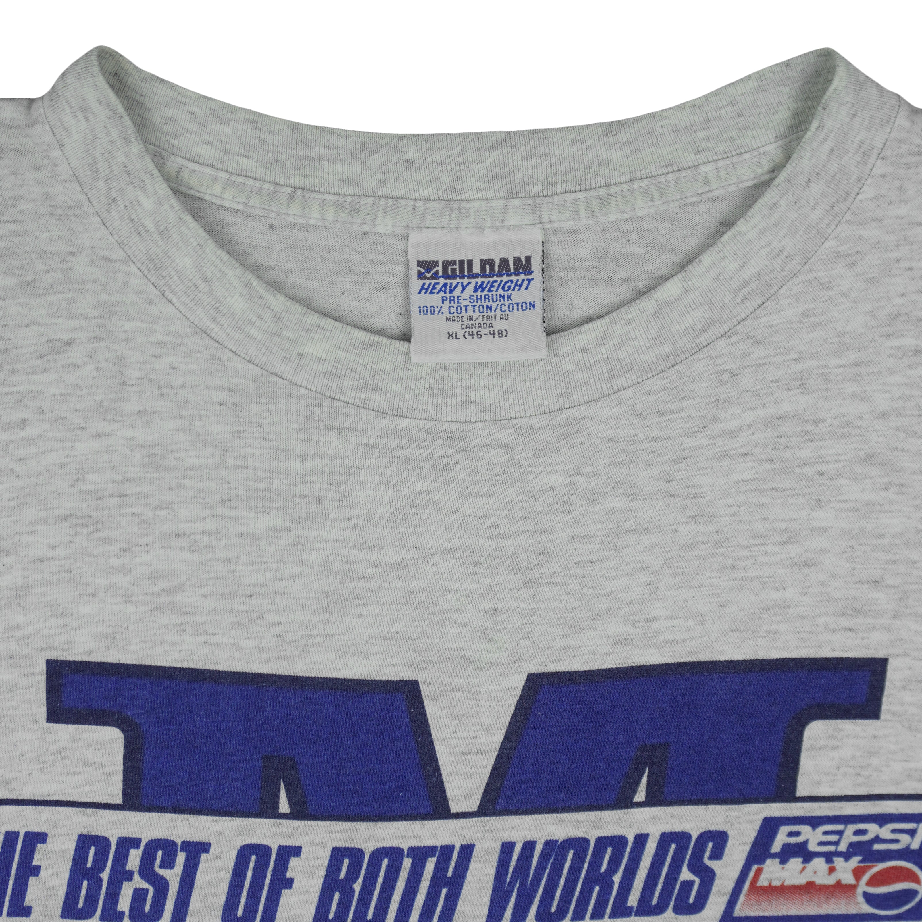 Vintage (Gildan) - Pepsi Max The Best Of Both Worlds T-Shirt 1990s X-Large Vintage Retro