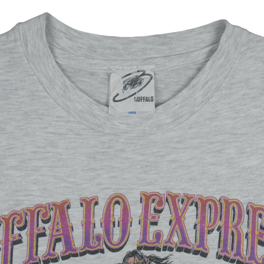 Vintage (Hanes) - Buffalo Express Single Stitch T-Shirt 1989 Large Vintage Retro