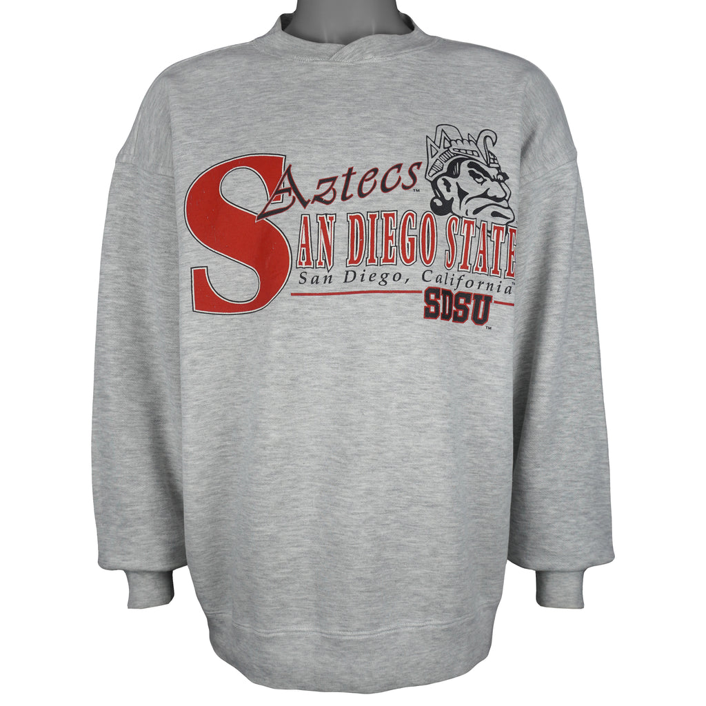 NCAA (Danaggers) - San Diego State Aztecs Crew Neck Sweatshirt 1990s Large Vintage Retro