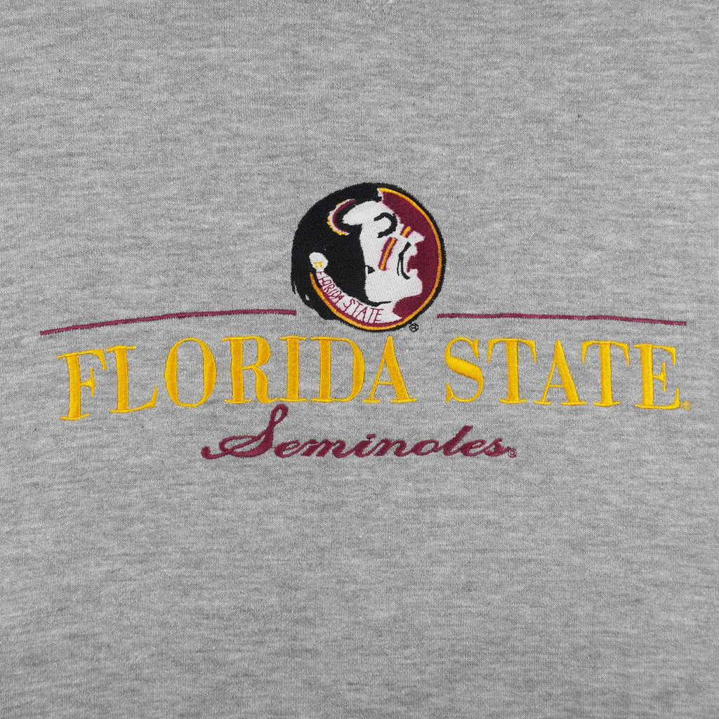 NCAA (CS) - Florida State Seminoles Embroidered Sweatshirt 1990s Large Vintage Retro