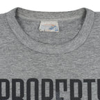 CFL (Softwear) - Property Of B.C. Lions Single Stitch T-Shirt 1990 Large Vintage Retro
