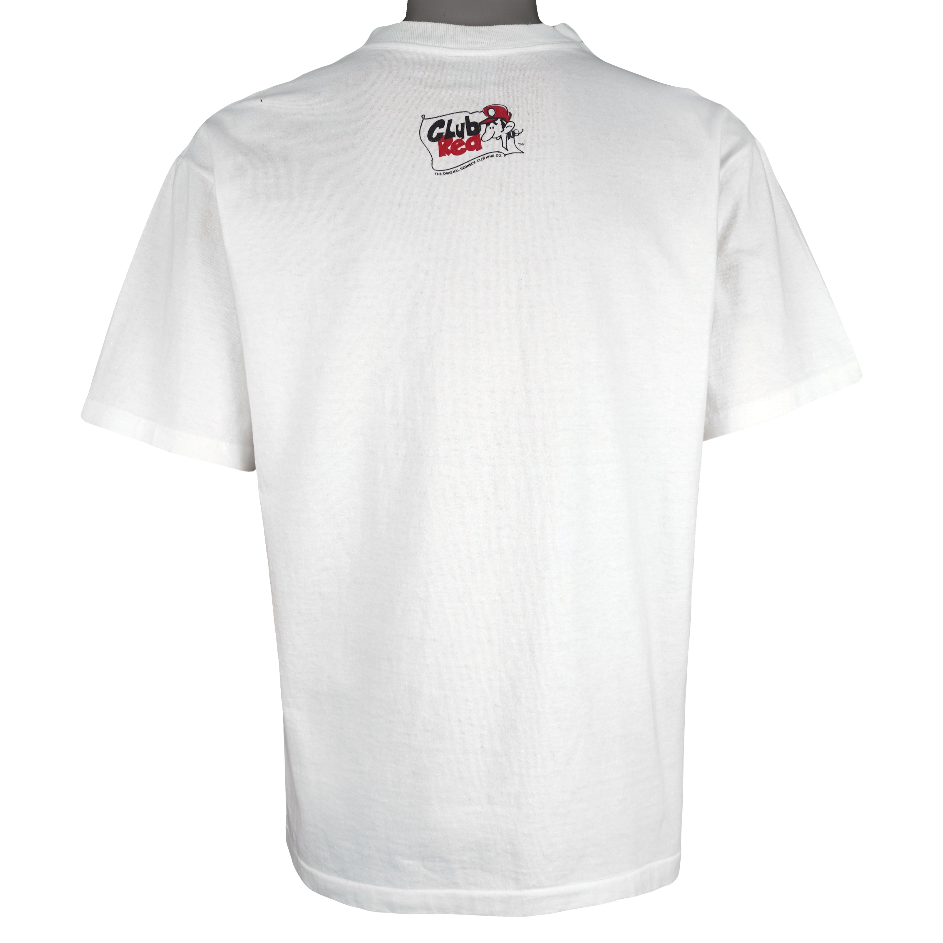 Vintage (Club Red) - Jeff Foxworthy Redneck Top 10 Comedy T-Shirt 1996 Large Vintage Retro