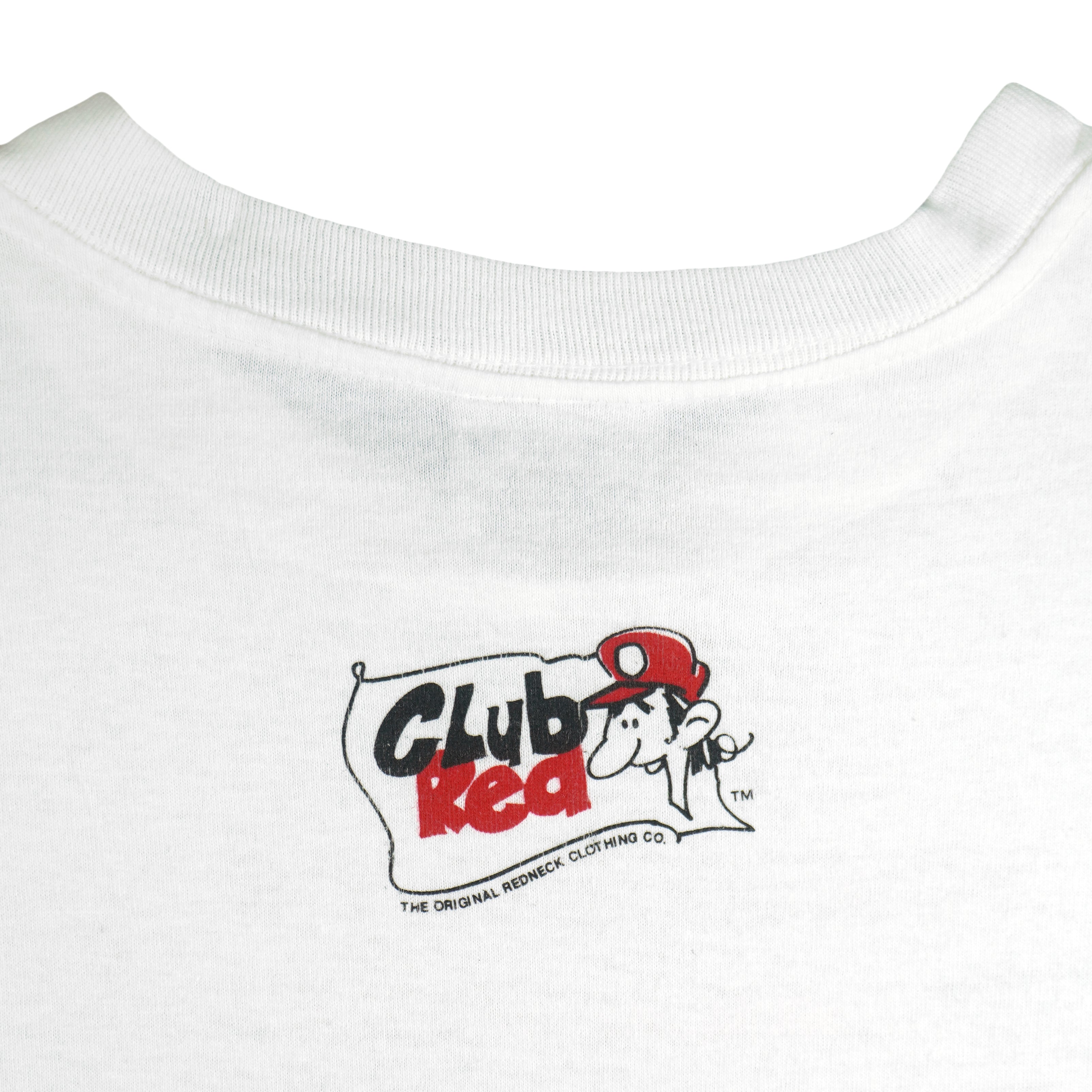 Vintage (Club Red) - Jeff Foxworthy Redneck Top 10 Comedy T-Shirt 1996 Large Vintage Retro