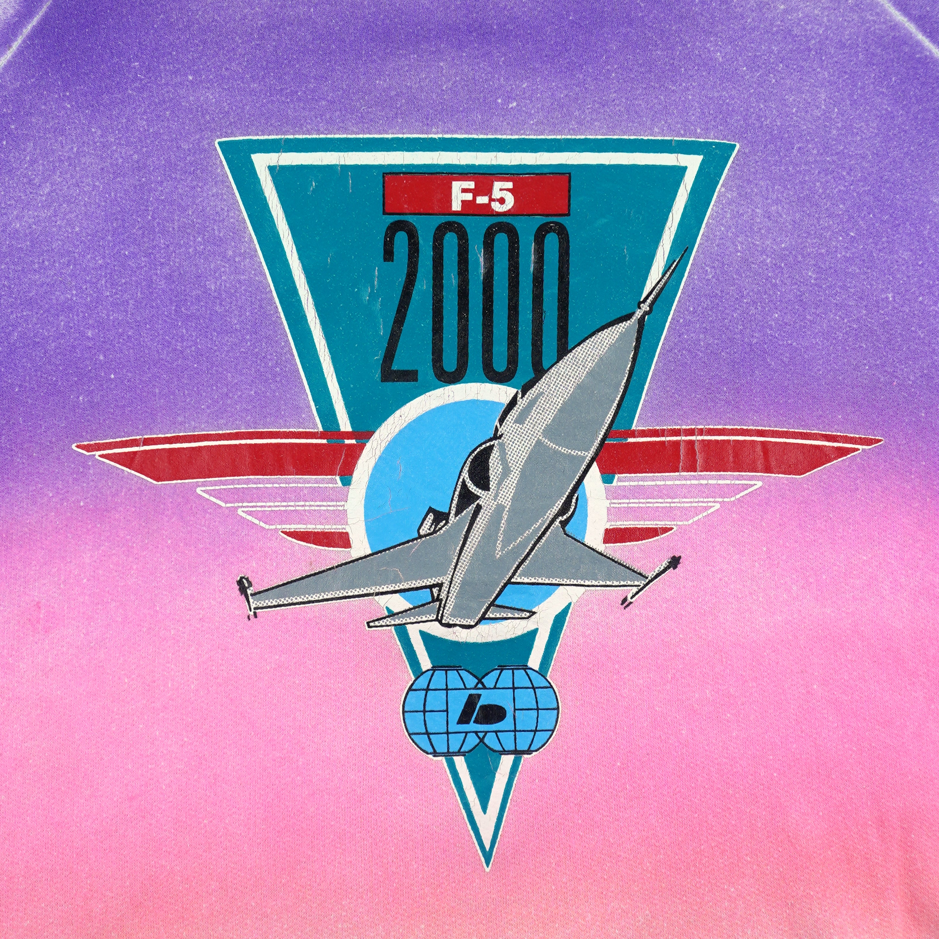 Vintage (Miracle Ventures) - F-5 2000 Crew Neck Sweatshirt 1990s Medium Vintage Retro