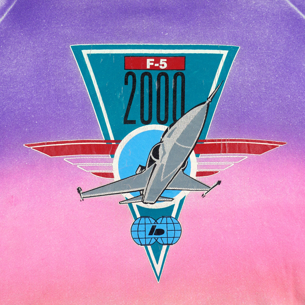 Vintage (Miracle Ventures) - F-5 2000 Crew Neck Sweatshirt 1990s Medium Vintage Retro