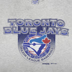 MLB (Trench) - Toronto Blue Jays Spell-Out T-Shirt 1995 Large Vintage Retro Baseball