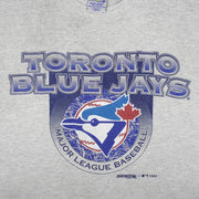 MLB (Trench) - Toronto Blue Jays Spell-Out T-Shirt 1995 Large Vintage Retro Baseball