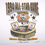 MLB (Artex) - Pittsburgh Pirates All Star Game 125th Anniversary T-Shirt 1994 X-Large Vintage Retro Baseball