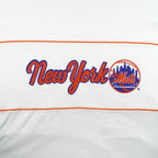 MLB (Nutmeg) - White New York Mets T-Shirt 1990s X-Large Vintage Retro Baseball