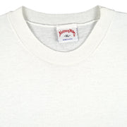 MLB (Nutmeg) - White New York Mets T-Shirt 1990s X-Large Vintage Retro Baseball