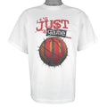 NCAA (Signal) - Indiana Hoosiers State Basketball T-Shirt 1990s Large Vintage Retro
