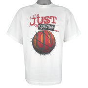 NCAA (Signal) - Indiana Hoosiers State Basketball T-Shirt 1990s Large Vintage Retro