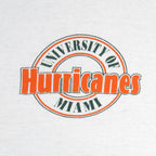 NCAA (The Game) - University Of Miami Hurricanes T-Shirt 1990s Large Vintage Retro