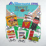 Vintage (Fruit Of The Loom) - Albertsons Bowl T-Shirt 1996 Large Vintage Retro