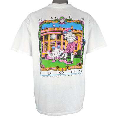 Vintage (Oneita) - Lifeforms Golf Frog Single Stitch T-Shirt 1993 X-Large