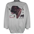 Vintage (Hanes) - Dogs Breed Bull Mastiff Crew Neck Sweatshirt 1990s X-Large Vintage Retro