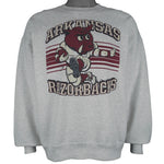 NCAA (Hanes) - Arkansas Razorbacks Football Sweatshirt 1990s Large