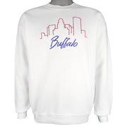Vintage (Lee) - Buffalo Skyline Crew Neck Sweatshirt 1990s Large Vintage Retro