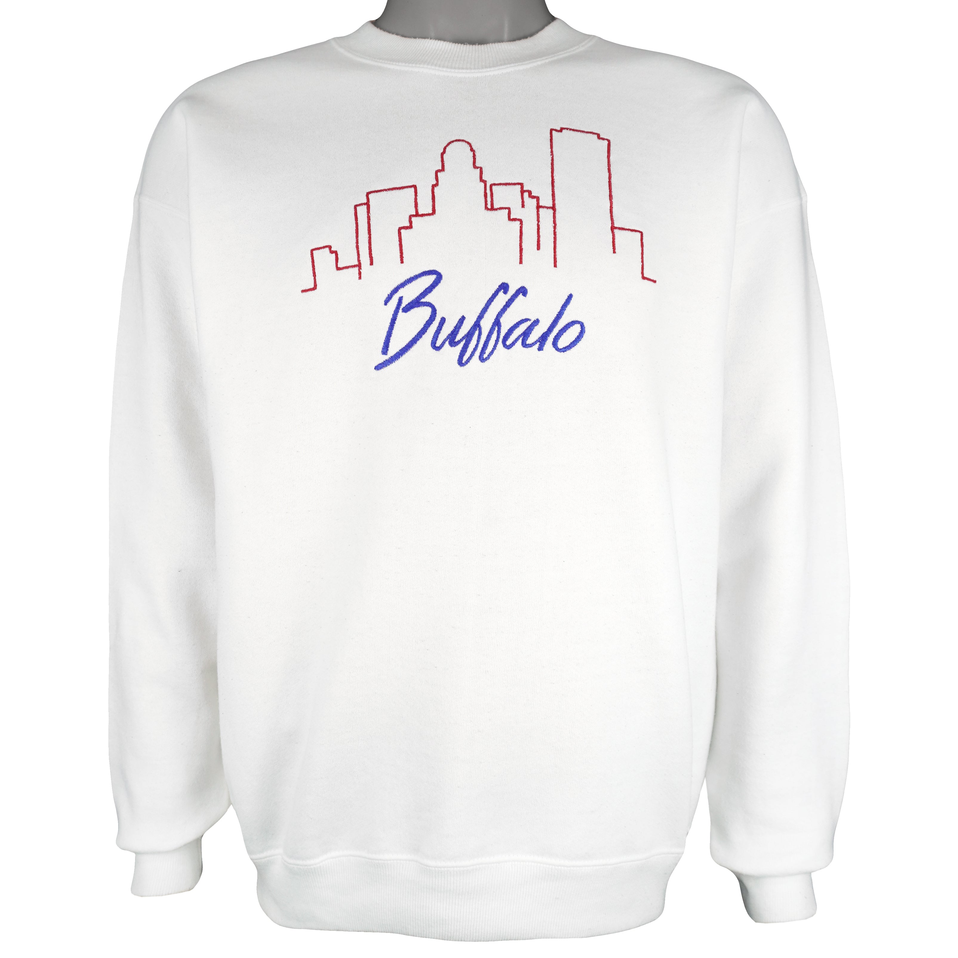 Vintage (Lee) - Buffalo Skyline Crew Neck Sweatshirt 1990s Large Vintage Retro