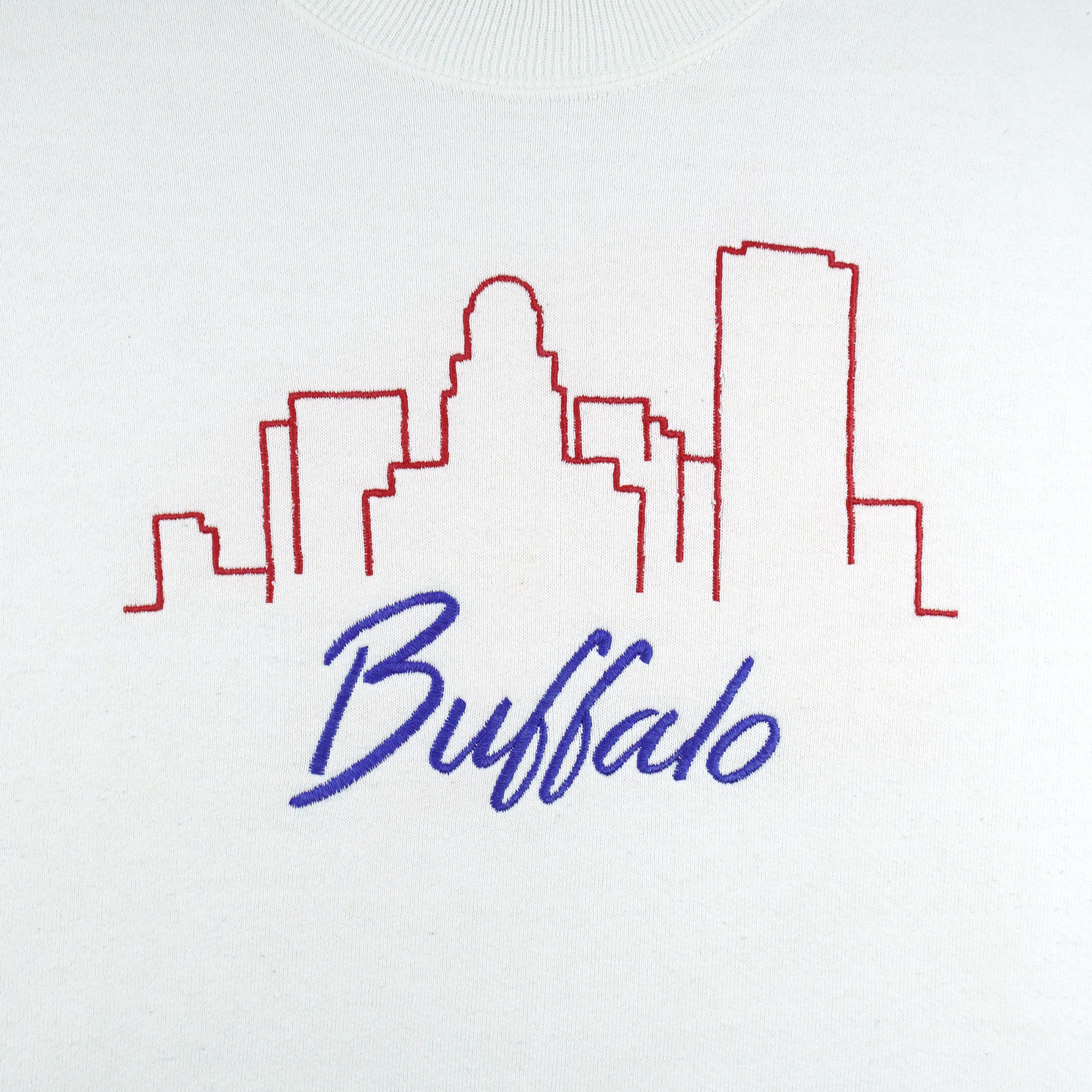 Vintage (Lee) - Buffalo Skyline Crew Neck Sweatshirt 1990s Large Vintage Retro