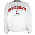 NCAA - Cincinnati Bearcats Crew Neck Sweatshirt 1990s Large Vintage Retro
