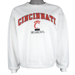 NCAA - Cincinnati Bearcats Crew Neck Sweatshirt 1990s Large Vintage Retro
