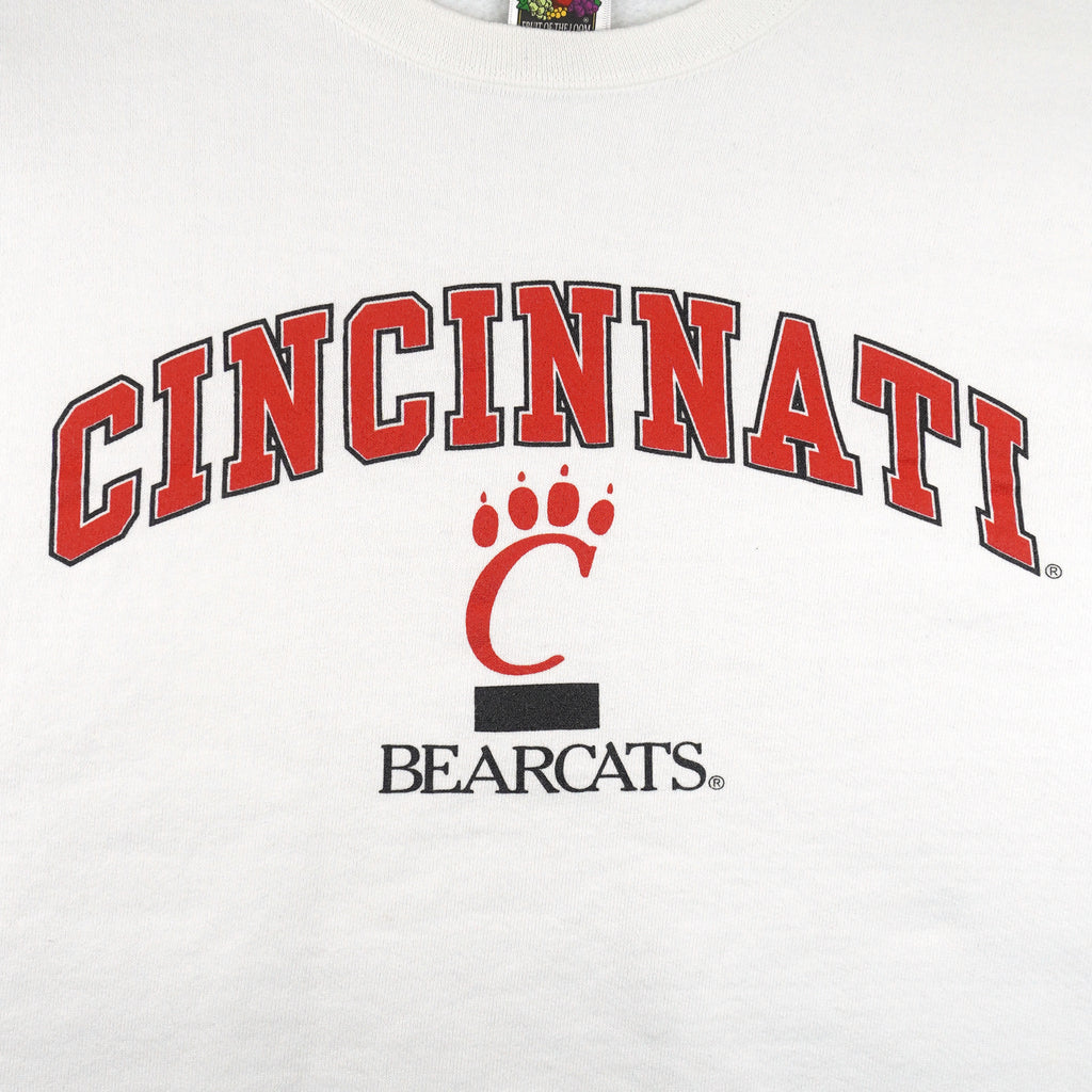 NCAA - Cincinnati Bearcats Crew Neck Sweatshirt 1990s Large Vintage Retro