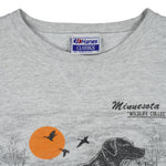 Vintage (Hanes) - Minnesota Wildlife Collection Black Labrador Crew Neck Sweatshirt 1990s X-Large Vintage Retro