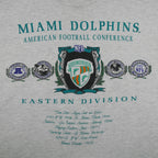 NFL (Nutmeg) - Miami Dolphins Eastern Division T-Shirt 1990s Medium Vintage Retro Football