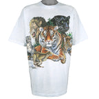 Vintage (Habitat) - Wildlife, Big Cats and The World T-Shirt 1990s X-Large Vintage Retro