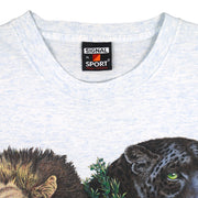 Vintage (Habitat) - Wildlife, Big Cats and The World T-Shirt 1990s X-Large Vintage Retro