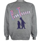 Vintage (Jerzees) - Penn & Teller Crew Neck Sweatshirt 1990s Large Vintage Retro