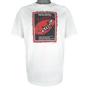 Vintage (Hanes) - Wildlife Exposed Virginia Museum Single Stitch T-Shirt 1991 Large in white