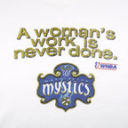 Champion - WNBA Washington Mystics T-Shirt 1990s Large Vintage Retro Basketball