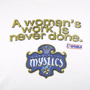 Champion - WNBA Washington Mystics T-Shirt 1990s Large Vintage Retro Basketball