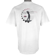 Nike - Tigerwoods T-Shirt 1990s Medium Vintage Retro