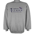 NFL (Logo Athletic) - Tennessee Titans Embroidered Crew Neck Sweatshirt 1990s X-Large Vintage Retro Football