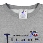 NFL (Logo Athletic) - Tennessee Titans Embroidered Crew Neck Sweatshirt 1990s X-Large Vintage Retro Football