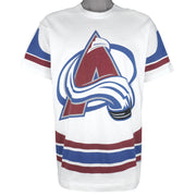 NHL (Pro Player) - Colorado Avalanche T-Shirt 1990s Large Vintage Retro Hockey