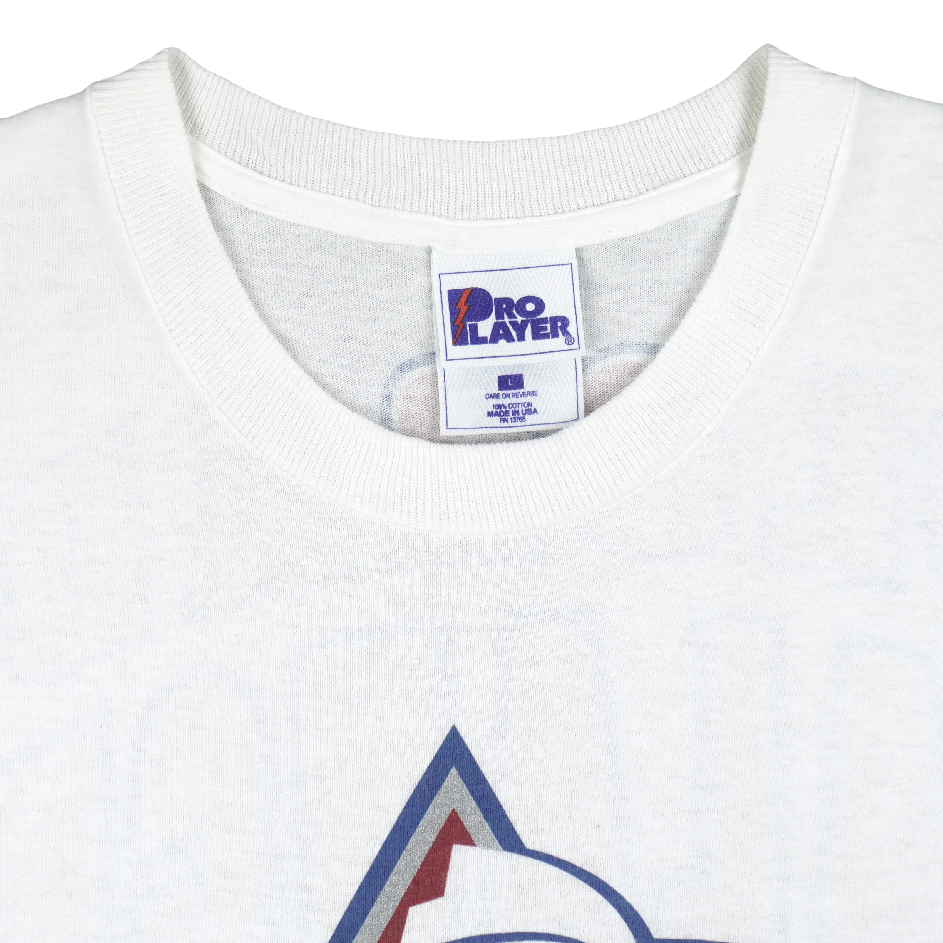 NHL (Pro Player) - Colorado Avalanche T-Shirt 1990s Large Vintage Retro Hockey