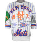 MLB (Long Gone) - New York Mets Baseball Jersey 1991 X-Large Vintage Retro Baseball