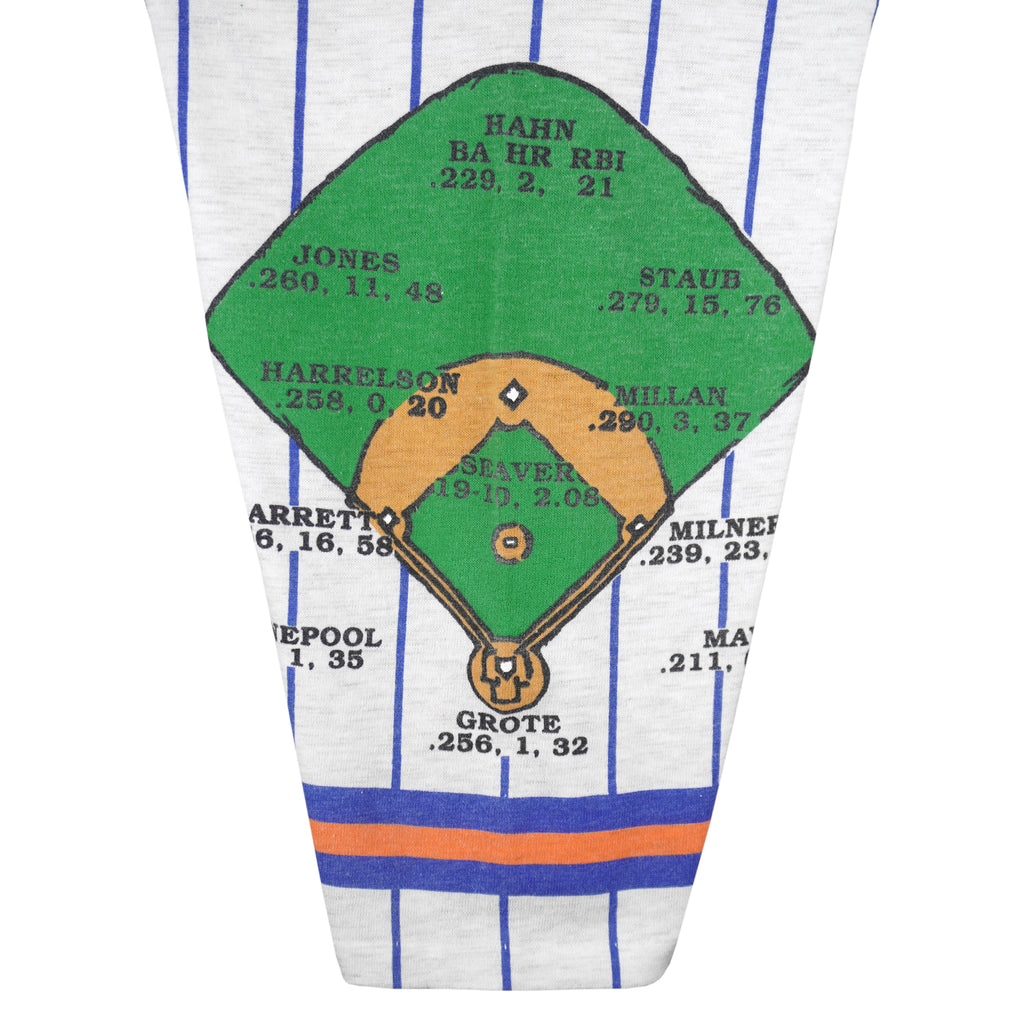 MLB (Long Gone) - New York Mets Baseball Jersey 1991 X-Large Vintage Retro Baseball