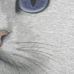 Vintage (Jerzees) - The Face Cat Crew Neck Sweatshirt 1990s Medium Vintage Retro