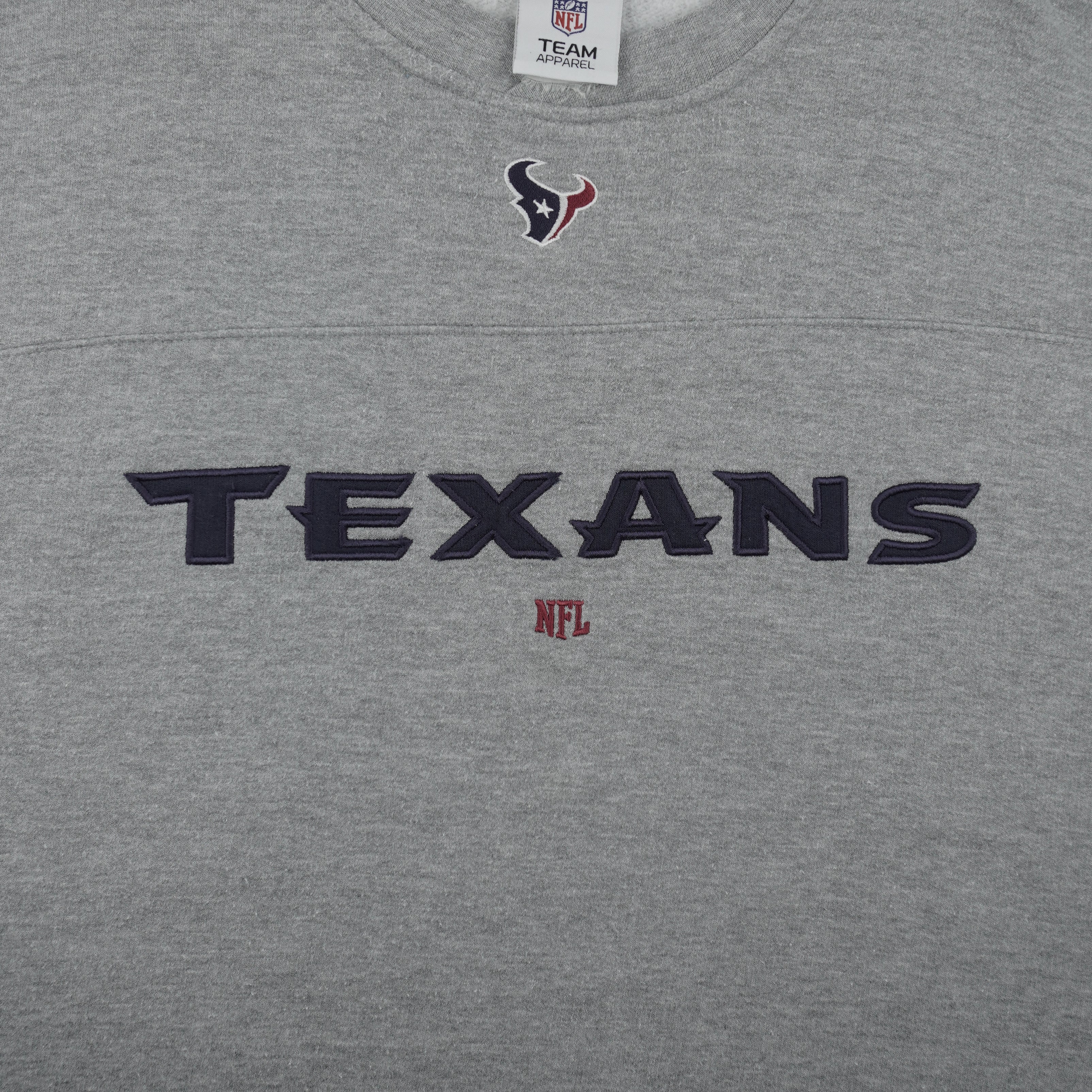 NFL - Houston Texans Long Sleeve Shirt 2000 X-Large Vintage Retro Football