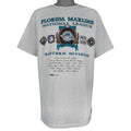 MLB (Nutmeg) - Florida Marlins National League Champions T-Shirt 1992 X-Large Vintage Retro Baseball